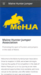 Mobile Screenshot of mainehunterjumper.com