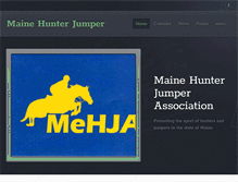Tablet Screenshot of mainehunterjumper.com